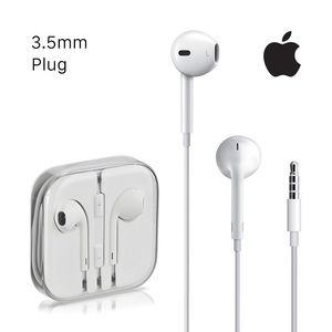 2 pieces Original Apple Headphones Earphones Earbuds 3.5mm